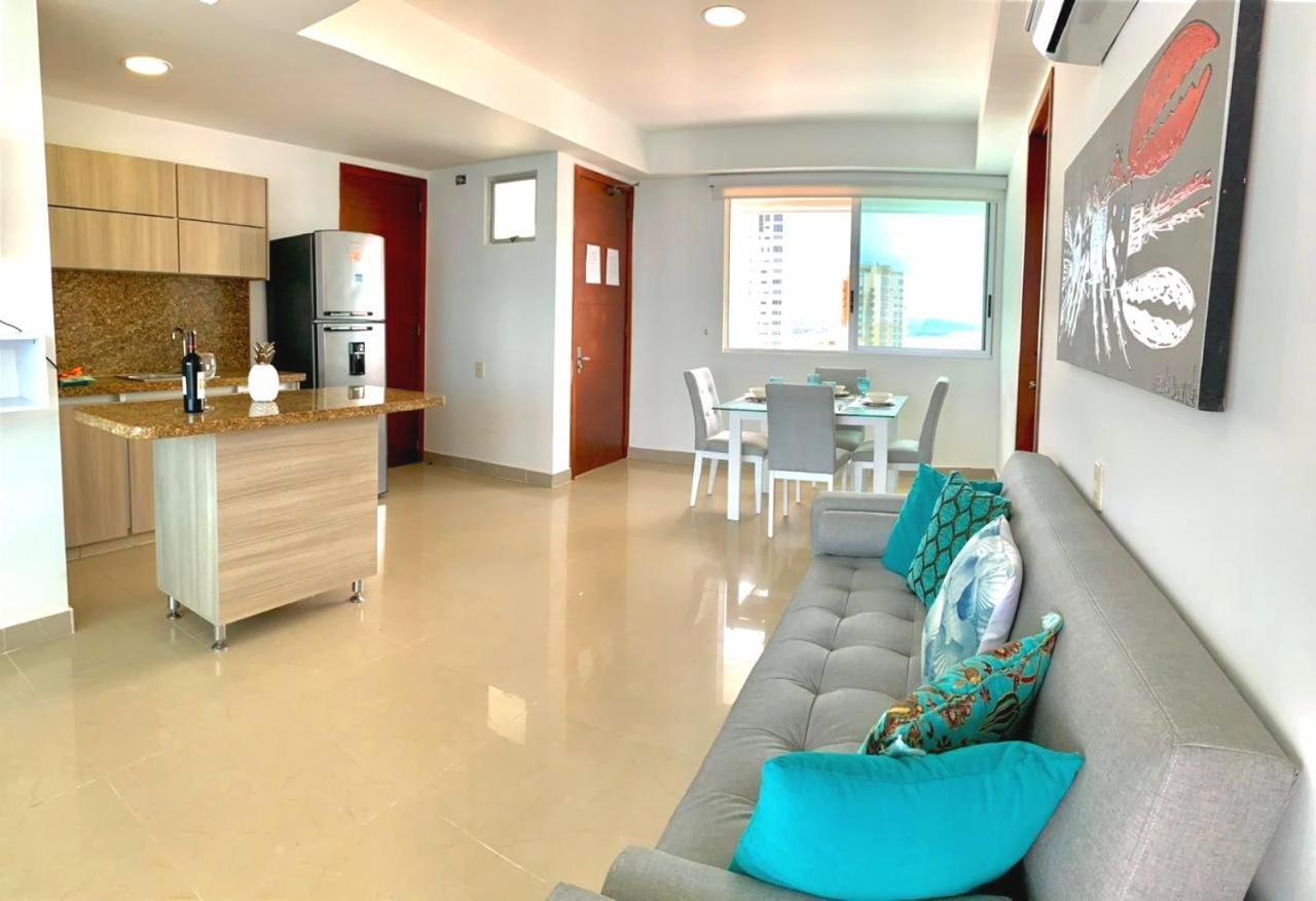 Palmetto Bocagrande Oceanfront Apartment Cartagena Bagian luar foto