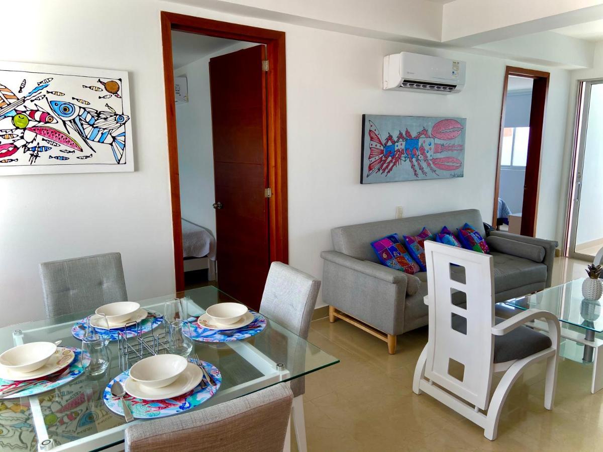 Palmetto Bocagrande Oceanfront Apartment Cartagena Bagian luar foto