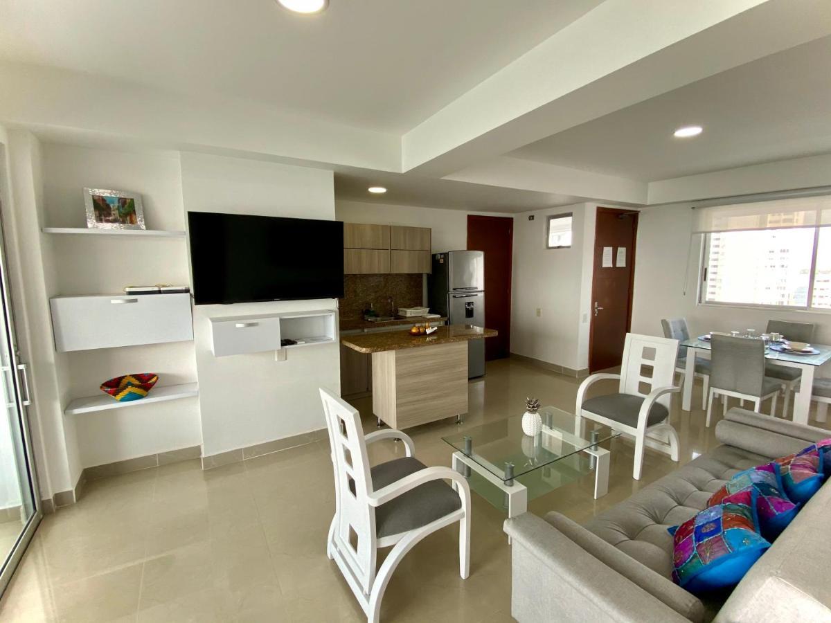 Palmetto Bocagrande Oceanfront Apartment Cartagena Bagian luar foto